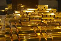 <p>Tumpukan emas imitasi di Museum Bank Indonesia. KONTAN/Muradi/2019/06/27</p>
