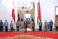 Keterangan pers Presiden Jokowi terkait pidato Presiden Prancis. (Foto: Biro Pers, Media, dan Informasi Sekretariat Presiden)