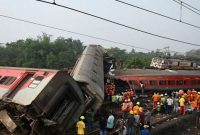Kecelakaan Kereta Api di India terus bertambah, hingga Minggu dilaporkan  mencapai 288 orang tewas/IST.