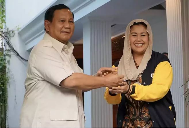 Yenny Wahid bertemu Prabowo Subianto, Rabu, 6 September 2023/IST.  