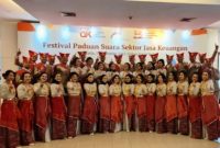 Komunitas Paduan Suara BRI, BRILiaN Choir, yang berhasil menyabet gelar juara pada kompetisi Festival Paduan Suara Sektor Jasa Keuangan (FPSSJK). (Dok. BRI)