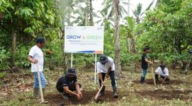 Guna melakukan pemberdayaan, Program BRI Menanam Grow & Green yang berkolaborasi dengan Yayasan Bakau Manfaat Universal. (Dok. BRI)
