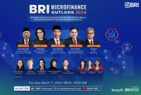 Bank Rakyat Indonesia (Persero) Tbk kembali menyelenggarakan BRI Microfinance Outlook 2024 yang akan berlangsung 7 Maret 2024 mendatang. (Dok. BRI)