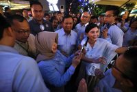 Calon presiden nomor urut 2, Prabowo Subianto menghadiri acara bertajuk 