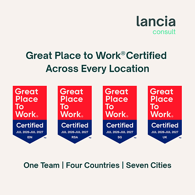 Lancia Consult Raih Great Place To Work® Certification™ di Empat Negara