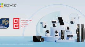 Diberi penghargaan oleh K-Digital Brand Award dan Singapore Good Design Award, EZVIZ kembali menegaskan kepemimpinannya dalam inovasi produk dan teknologi