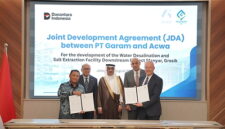 Acwa menandatangani perjanjian pengembangan bersama dengan PT GARAM untuk proyek integrasi desalinasi air laut dan garam industri dengan skala utilitas yang pertama di Indonesia