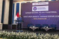 Seminar Nasional PROPAMI Bahas Ekosistem Pasar Modal dari Berbagai Perspektif